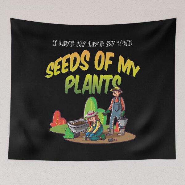 Item preview, I life my Life by the Seeds of my Plants Farm Farmer Market  designed and sold by Rzelemenz.