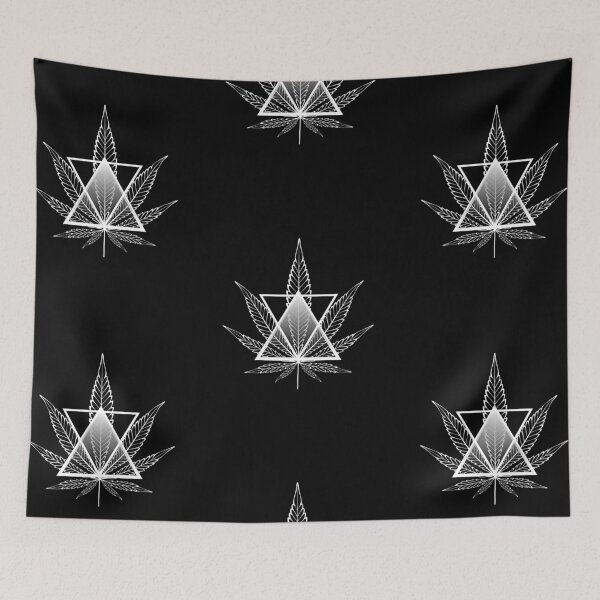 Item preview, Geometric Ganja 2 designed and sold by CabbageNClouds.