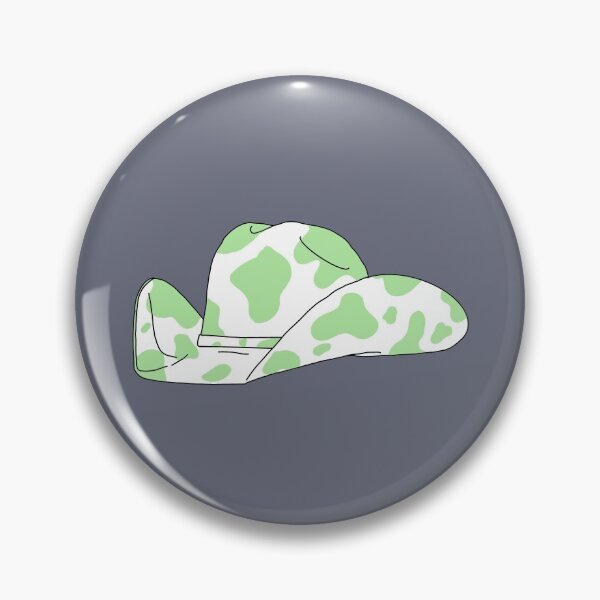 Item preview, Green Cowprint Cowgirl Cowboy Hat designed and sold by ARS Design.