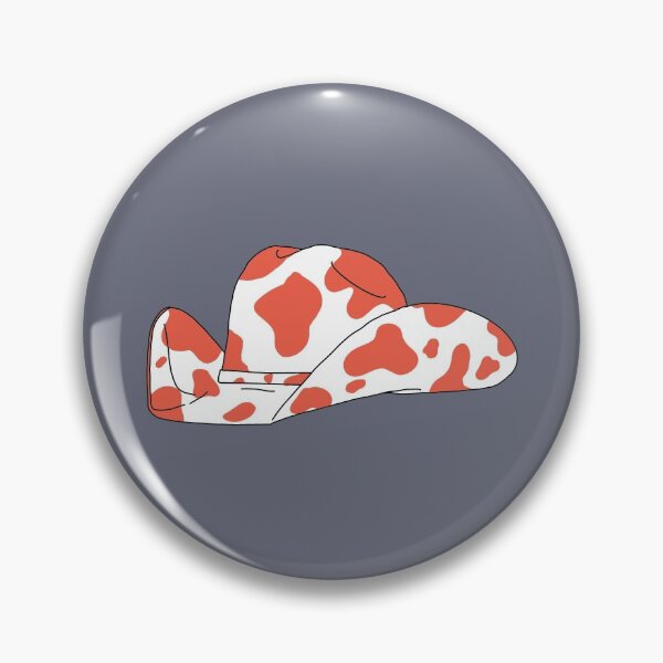 Item preview, Red Cowprint Cowgirl Cowboy Hat designed and sold by ARS Design.