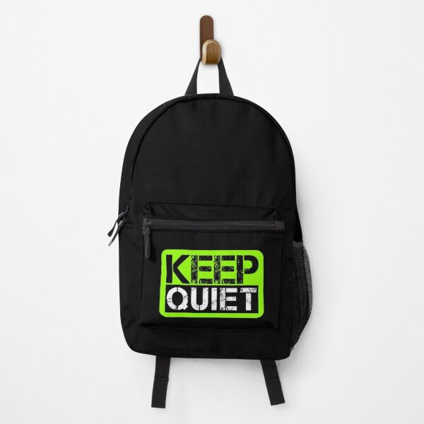 Item preview, Keep quiet Fluo green, black, white - sarcastic designed and sold by Honest-Quotes.