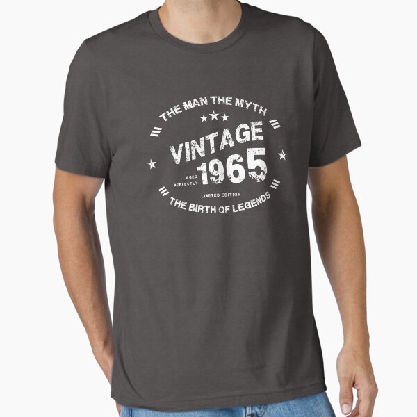 Vista previa del artículo con la obra «Vintage 1965 - 56.o regalo de cumpleaños para hombres», diseñado y vendido por bloomwear.