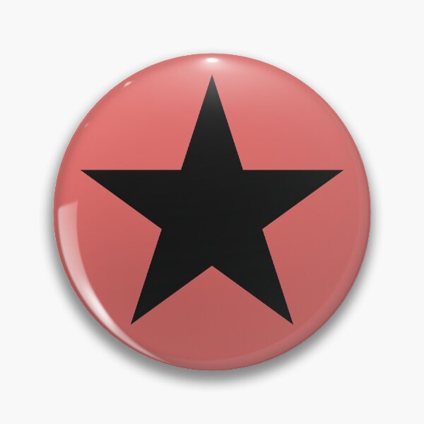 Item preview, Black and Red Star Graphic designed and sold by iscaStudioArt.