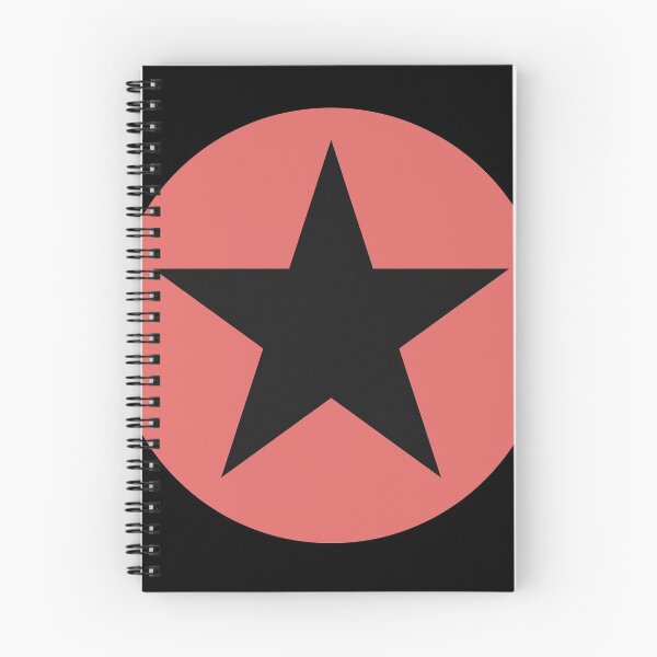 Item preview, Black and Red Star Graphic designed and sold by iscaStudioArt.