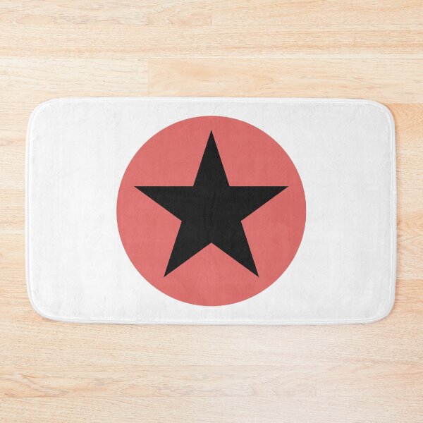 Item preview, Black and Red Star Graphic designed and sold by iscaStudioArt.
