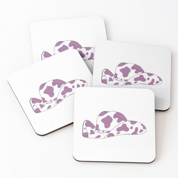 Item preview, Purple Cowprint Cowgirl Cowboy Hat designed and sold by ARS Design.