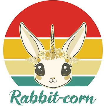 Artwork thumbnail, Rabbit Unicorn / Rabbit-corn by Designs-RZ