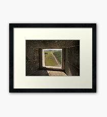 Lighthouse Window Framed Print