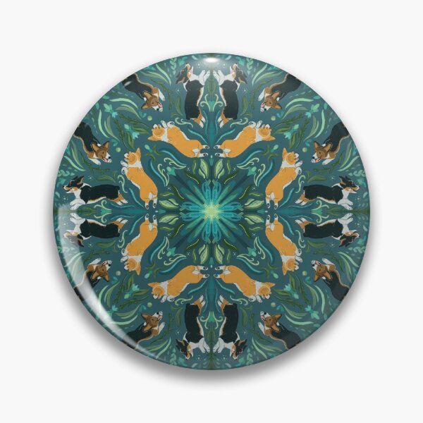 Artikelvorschau, Pembroke Welsh Corgi Mandala entworfen und verkauft von Natalia Martinez.