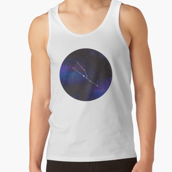 Taurus - galaxy star constellation Tank Top