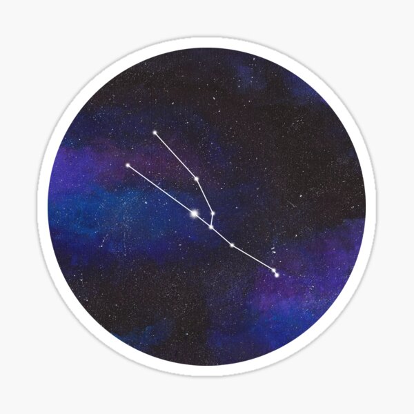Taurus - galaxy star constellation Sticker
