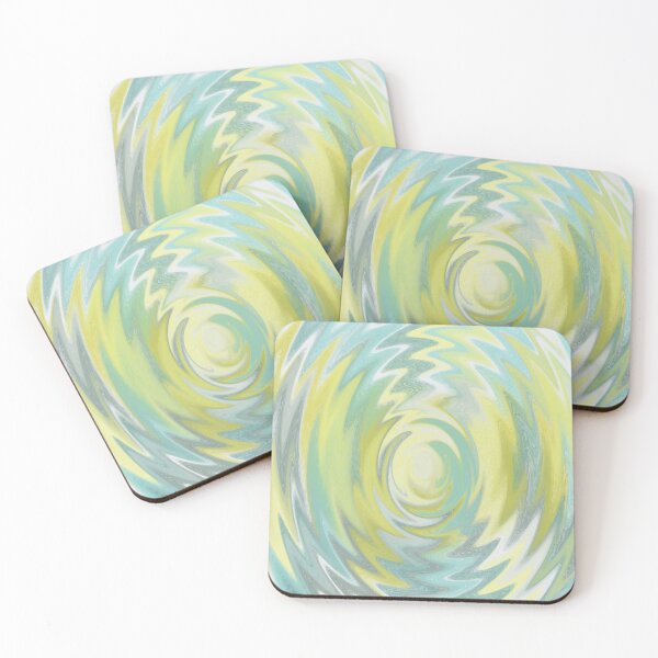 Item preview, Sunny Grove -Swirl, abstract geometric pattern designed and sold by MayGreenAbgrall.