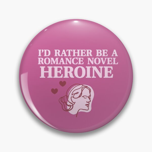 Item preview, I'd Rather Be A Romance Novel Heroine designed and sold by Candela Blush.