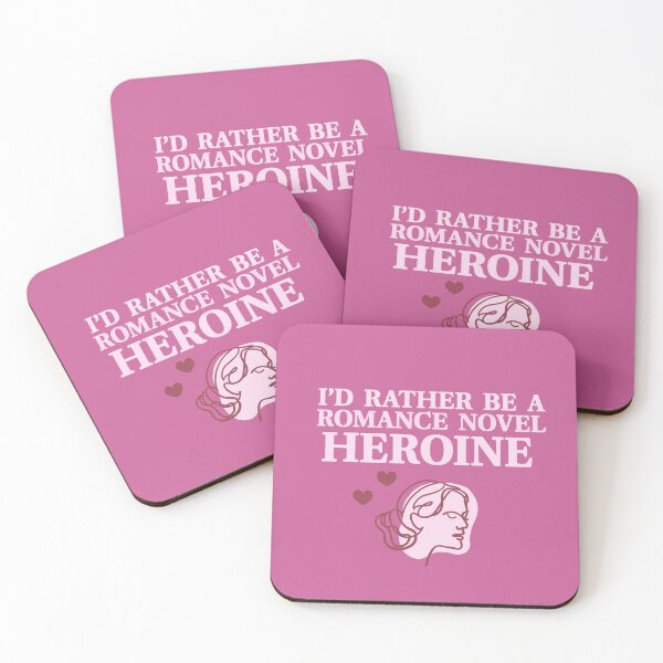 Item preview, I'd Rather Be A Romance Novel Heroine designed and sold by Candela Blush.
