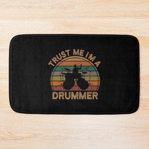 Item preview, Trust Me I'm A Drummer Funny Drammer Retro Vintage Gift designed and sold by Theobsessed01.