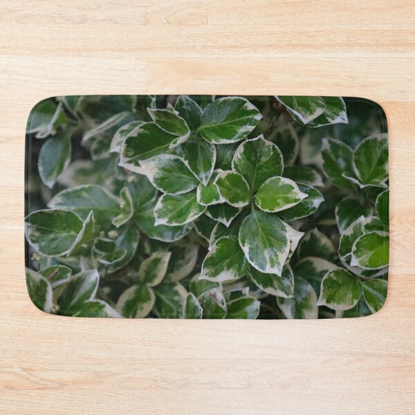 Item preview, Moody Dark Green White Edged Foliage Vining Leaf Pattern designed and sold by PrettyLittlePic.