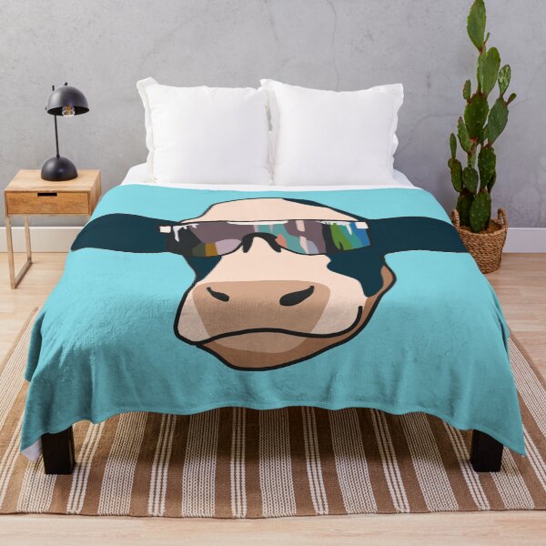 Item preview, cow wearing pit vipers designed and sold by Cool Gal, Cool Cats.