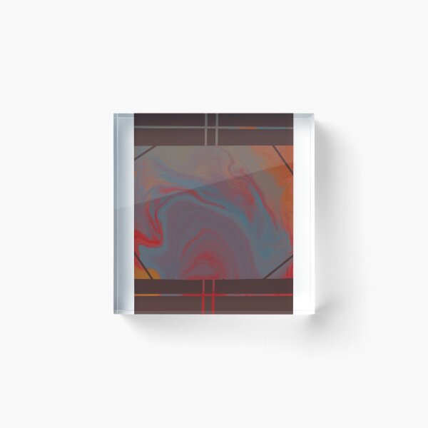 Item preview, Abstract swirl art designed and sold by RainbowStarArt.