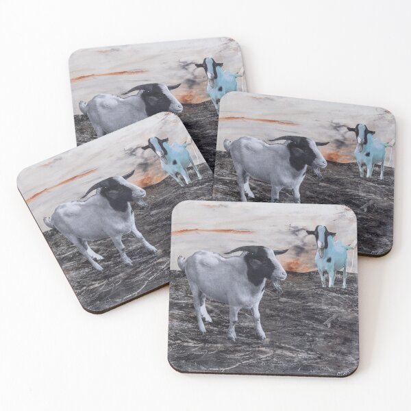 Item preview, 2 Fainting Goats designed and sold by Connie Pirtle.