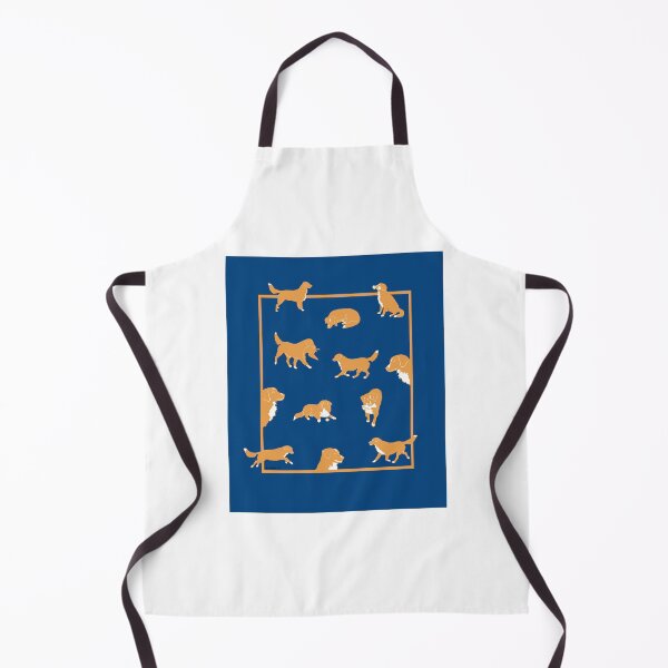 Item preview, Nova Scotia Duck Tolling Retriever collage on blue designed and sold by Terry McNamee.