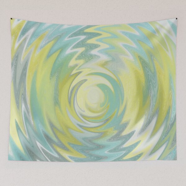Item preview, Sunny Grove -Swirl, abstract geometric pattern designed and sold by MayGreenAbgrall.
