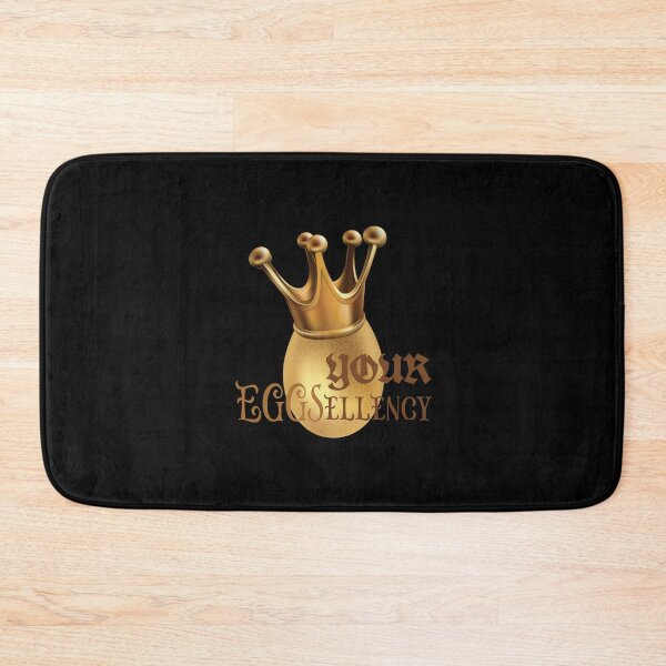 Item preview, Your Eggsellency (on Black) designed and sold by epinkb.