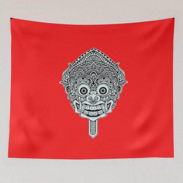 Item preview, Rangda is Back - Indonesian Mask designed and sold by Myōhō Print Co..