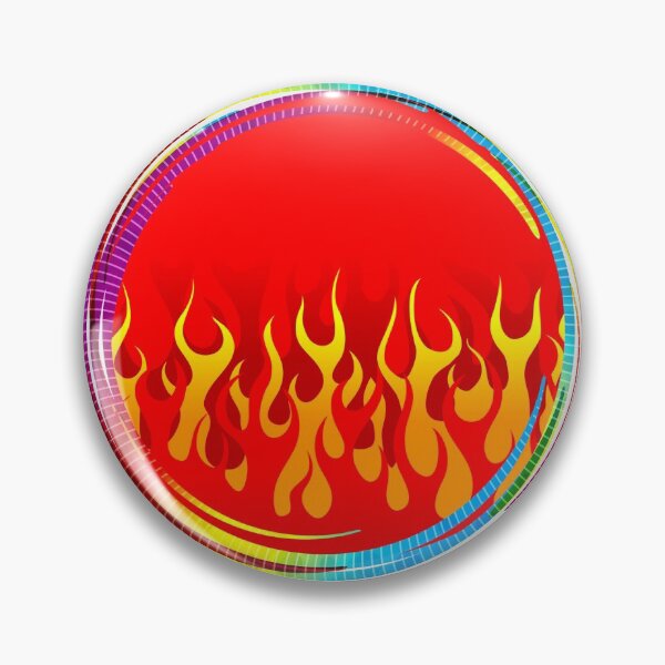 Item preview, Colorful Fire Sticker designed and sold by Geomonic.
