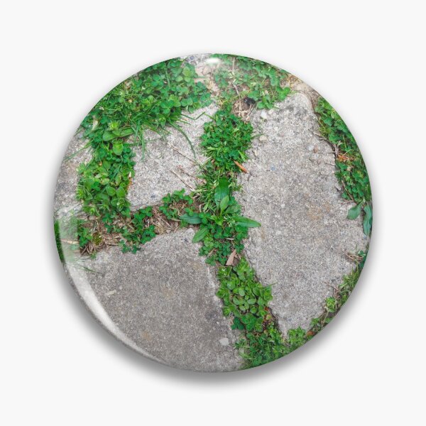 Item preview, Grassy Stone Path Walkway with a Mismatched Geometric Rock Pattern designed and sold by PrettyLittlePic.