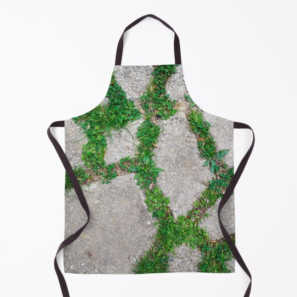 Item preview, Grassy Stone Path Walkway with a Mismatched Geometric Rock Pattern designed and sold by PrettyLittlePic.