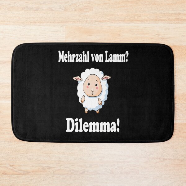 Artikelvorschau, Mehrzahl von Lamm? Dilemma! entworfen und verkauft von NT99.