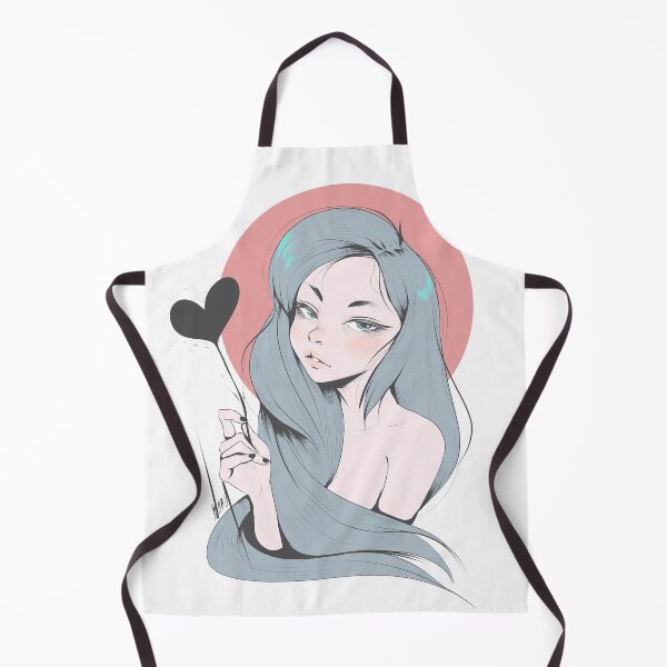 Item preview, Girl with heart flower designed and sold by xdanyart.