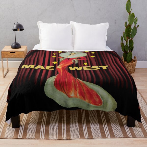 Item preview, Mae West with Red Curtains designed and sold by GraffitiSoup.