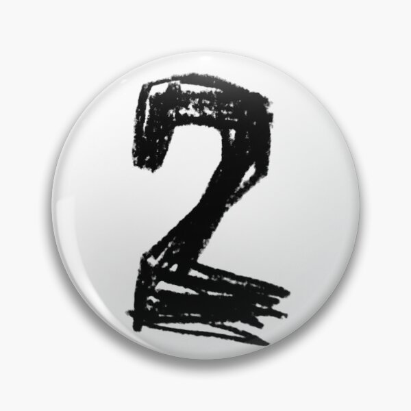 Item preview, Handwritten Numeral: Two, Number 2 designed and sold by badlydrawnbabe.