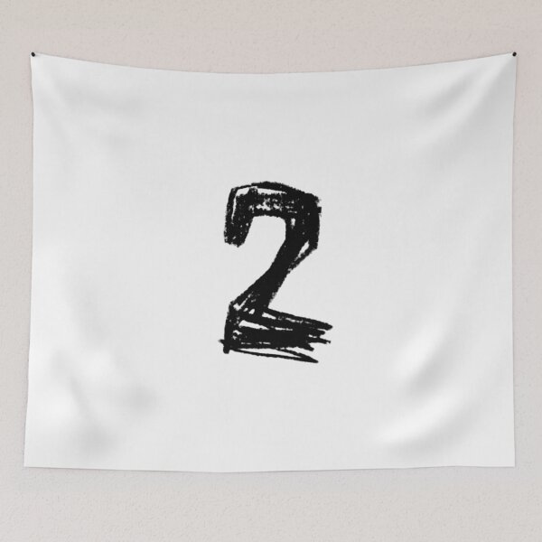 Item preview, Handwritten Numeral: Two, Number 2 designed and sold by badlydrawnbabe.