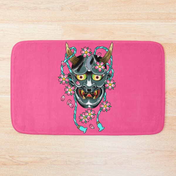 Item preview, Traditional Tattoo Japanese Hannya Mask designed and sold by stephenjshaw.