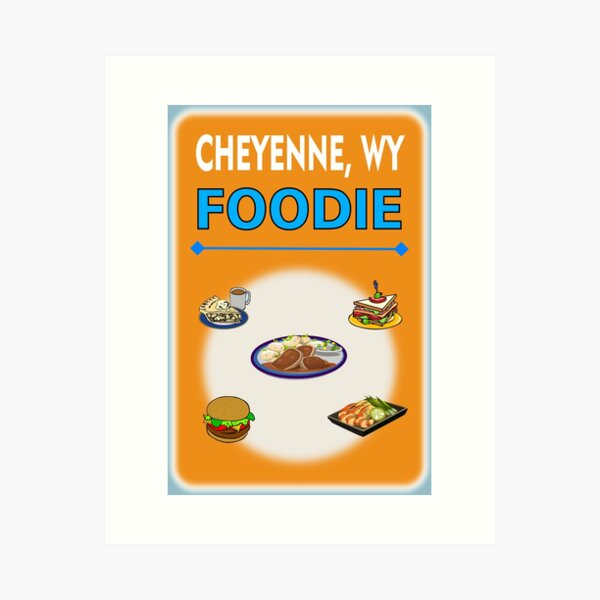 Item preview, Cheyenne, WY - Foodie - Rustic Desert Background designed and sold by ThisNThatImages.