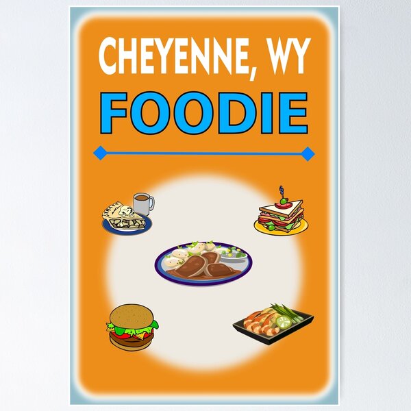 Item preview, Cheyenne, WY - Foodie - Rustic Desert Background designed and sold by ThisNThatImages.
