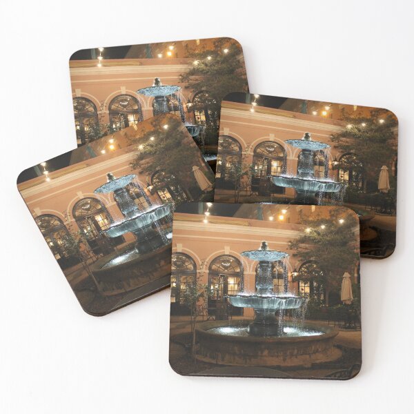 Item preview, Fountain Courtyard At Night designed and sold by Cynthia48.