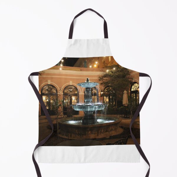 Item preview, Fountain Courtyard At Night designed and sold by Cynthia48.