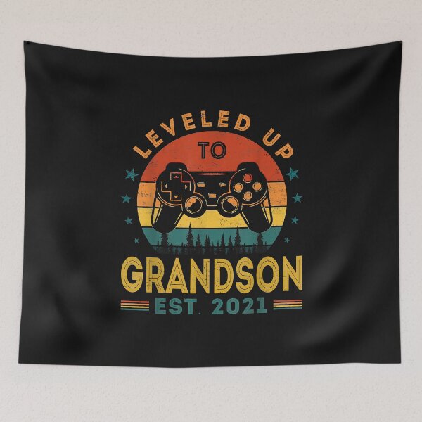 Item preview, Level Up To Grandson 2021 | Funny Gift | Gift Idea | Gift For Grandma | Gift For Grandson designed and sold by LanPhan.