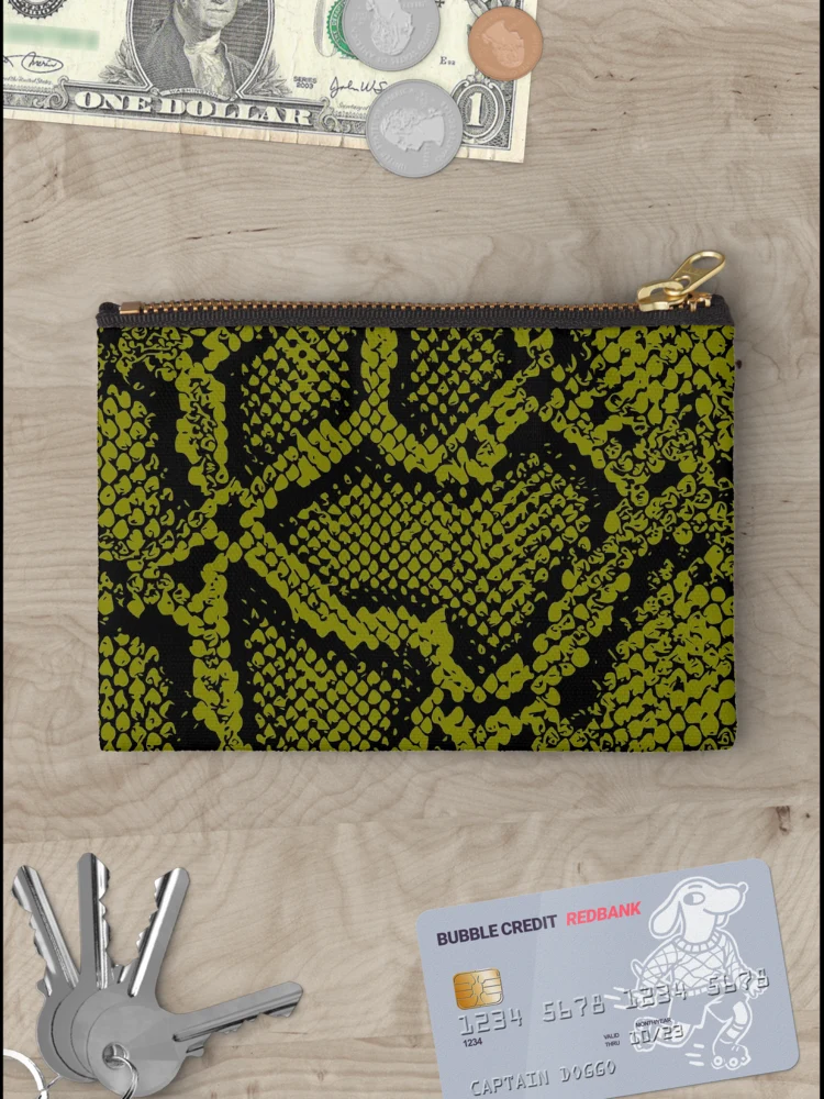 Thumbnail 3 of 4, Zipper Pouch, Python Skin designed and sold by DesignFantazia.