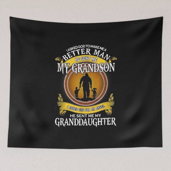 Item preview, I Asked God To Make Me A Better Man, He Sent Me My Grandson | Best Friend For Life  | Gift Idea | Gift For Grandpa | Gift For Son | Gift For Grandson designed and sold by LanPhan.