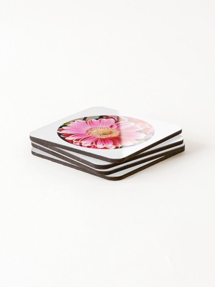 Thumbnail 4 of 5, Coasters (Set of 4), Spring Flower Sticker designed and sold by Geomonic.