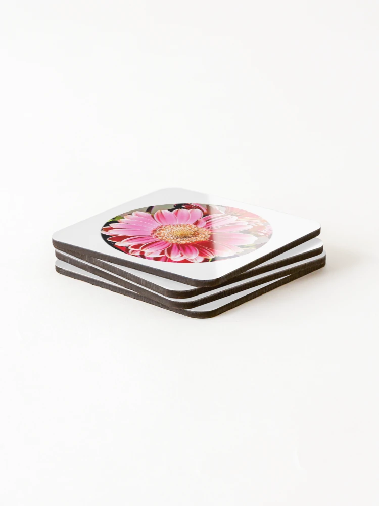 Thumbnail 4 of 5, Coasters (Set of 4), Spring Flower Sticker designed and sold by Geomonic.