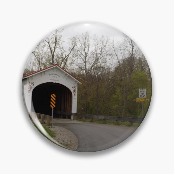 Item preview, 14-53-15 Cedar Ford Covered Bridge 127' 2019 designed and sold by gotucoveredart.