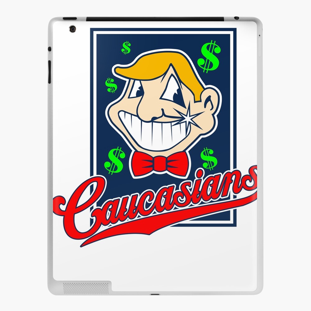 Caucasians cleveland indians full over printed face mask - the