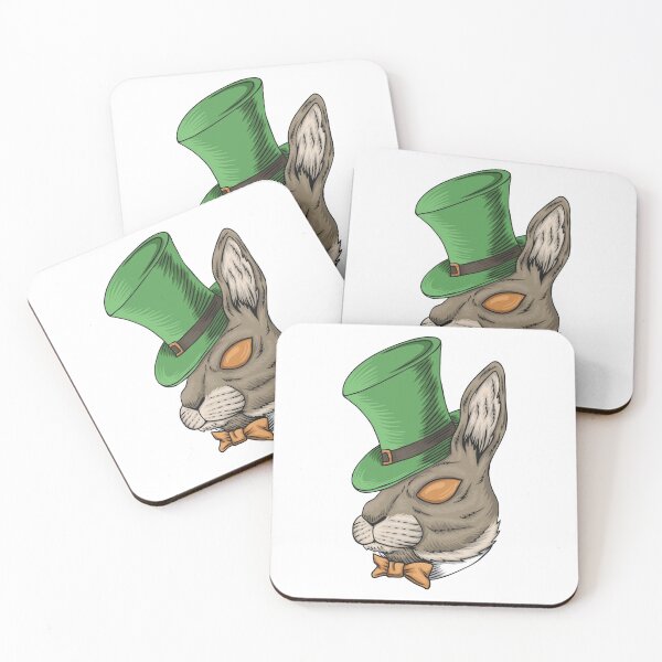 Item preview, Rabbit head St patricks day designed and sold by sevenforArt.