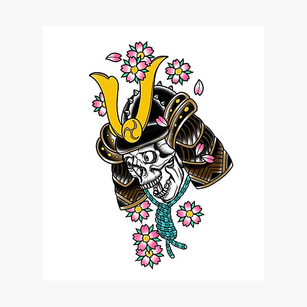 Vector Illustration Japanese Samurai Mask Tattoo Stock Vector (Royalty  Free) 2205709691 | Shutterstock