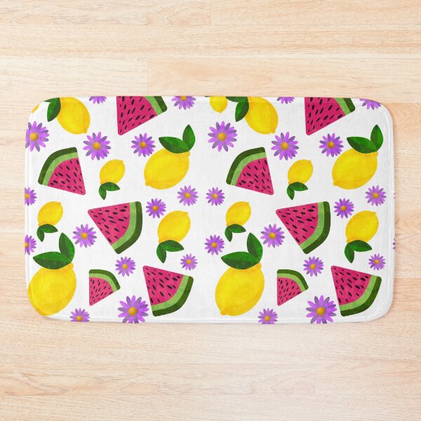 Item preview, Colorful Lemon and watermelon pattern designed and sold by Kryspy-Ink.